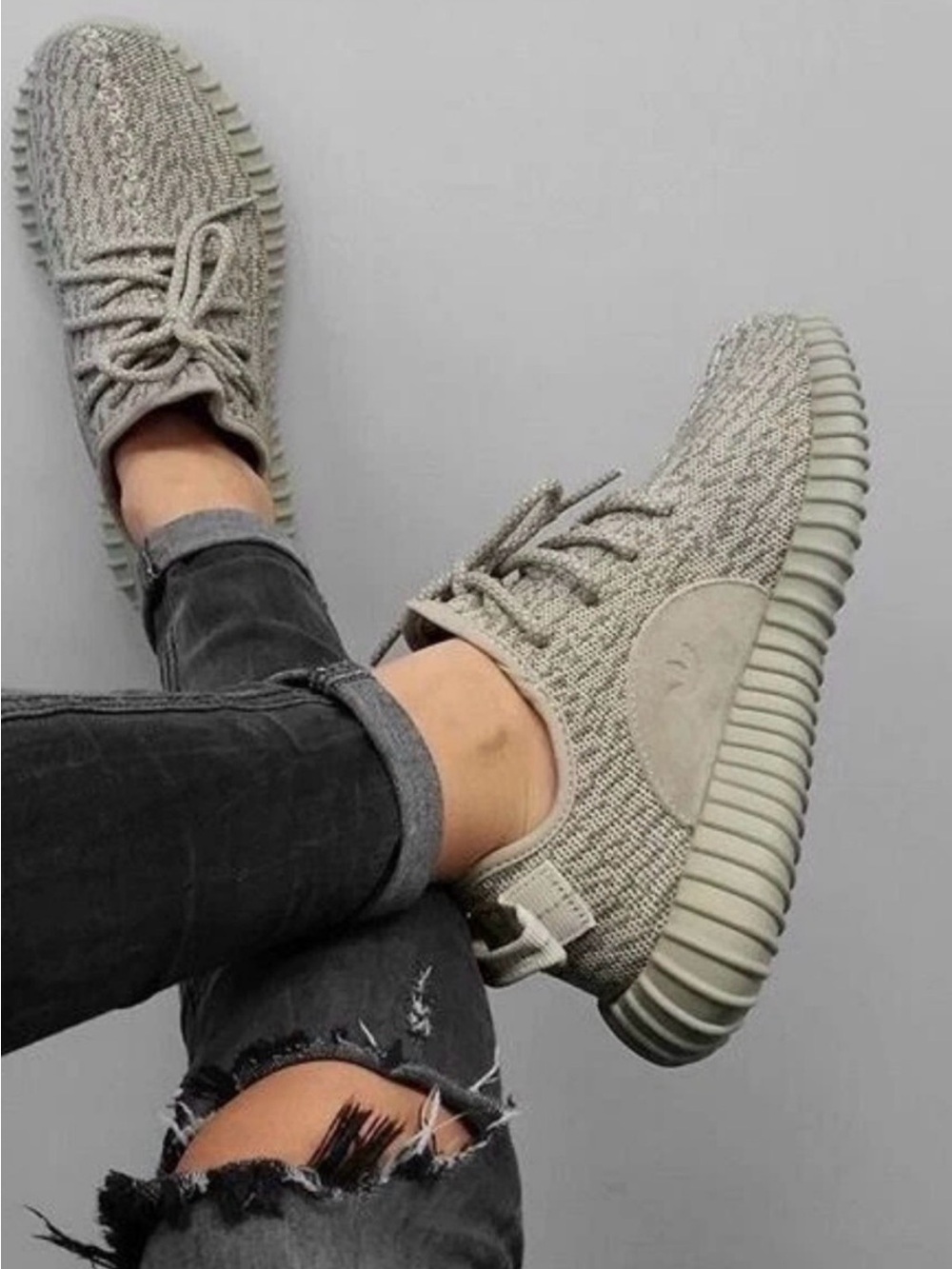 adidas Olive Green Knit Sneaker